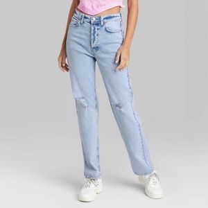 High Rise 90s Straight Jeans
